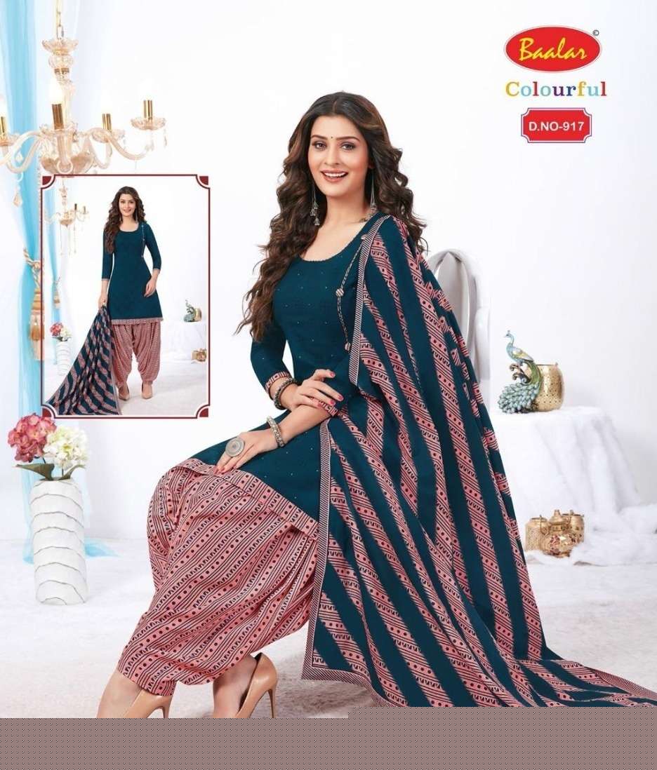 COLOURFUL VOL-10 REMIX BY BAALAR BEAUTIFUL STYLISH SUITS FANCY COLORFUL CASUAL WEAR & ETHNIC WEAR & READY TO WEAR PURE COTTON DRESSES AT WHOLESALE PRICE