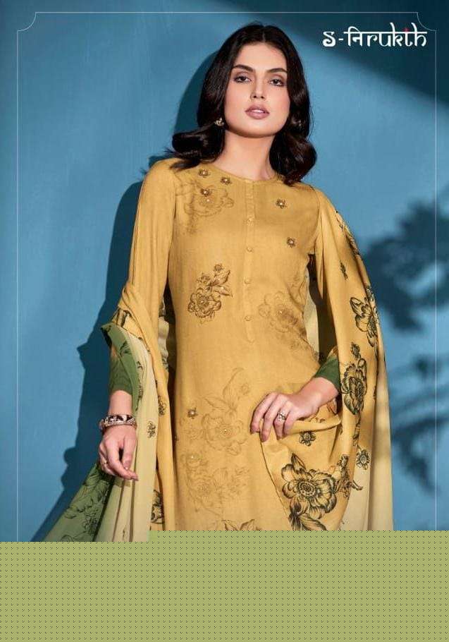 FLOWR BUNCH BY S-NIRUKTH BEAUTIFUL STYLISH SUITS FANCY COLORFUL CASUAL WEAR & ETHNIC WEAR & READY TO WEAR PASHMINA TWILL PRINTED DRESSES AT WHOLESALE PRICE