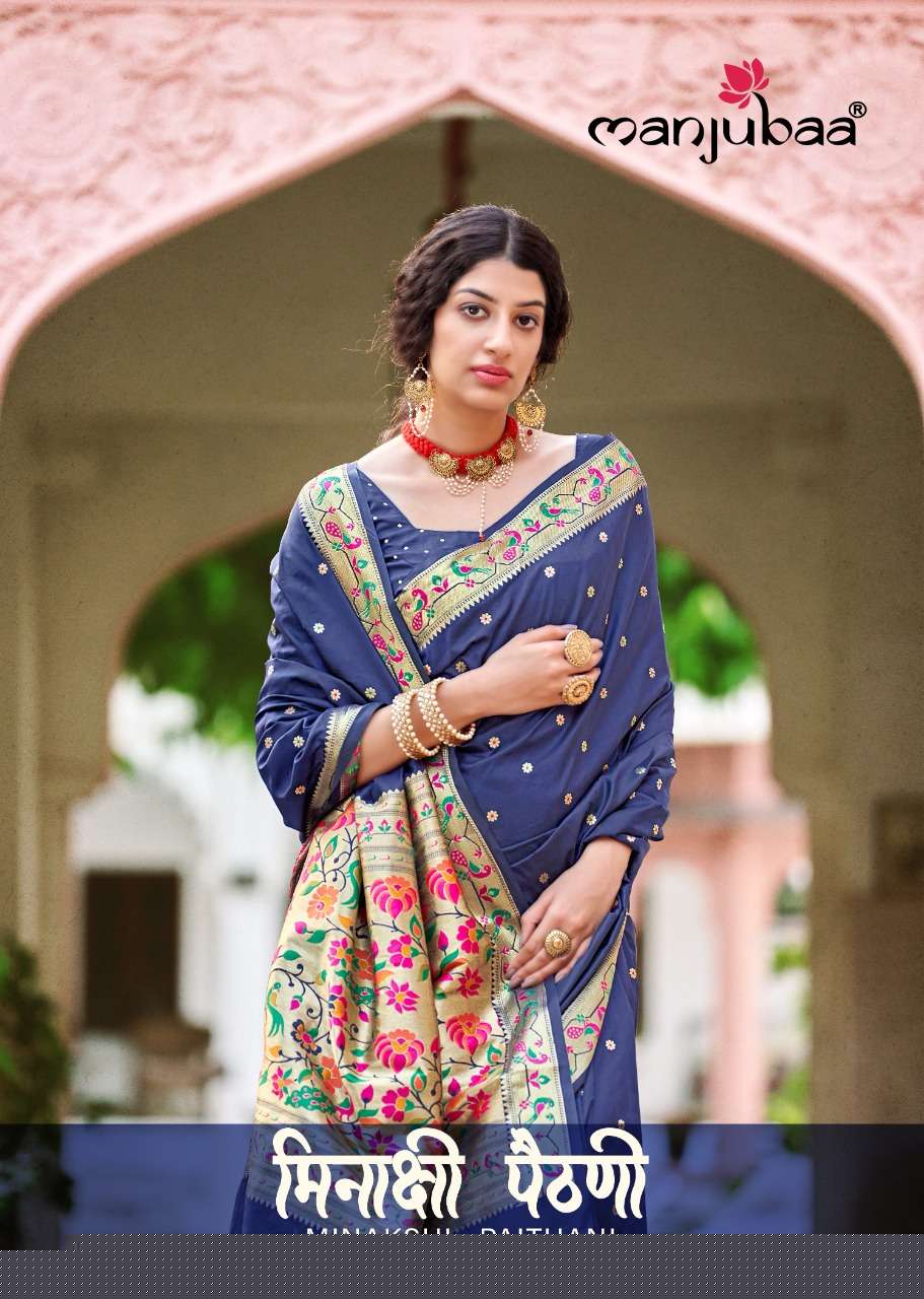 MINAKSHI PAITHANI BY MANJUBAA CLOTHING 6501 TO 6506 SERIES INDIAN TRADITIONAL WEAR COLLECTION BEAUTIFUL STYLISH FANCY COLORFUL PARTY WEAR & OCCASIONAL WEAR SILK SAREES AT WHOLESALE PRICE