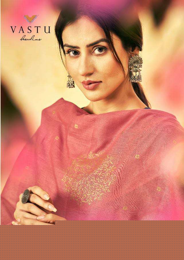 NETRA VOL-4 BY VASTU TEX 401 TO 408 SERIES BEAUTIFUL STYLISH SUITS FANCY COLORFUL CASUAL WEAR & ETHNIC WEAR & READY TO WEAR LAWN COTTON PRINT WITH WORK DRESSES AT WHOLESALE PRICE