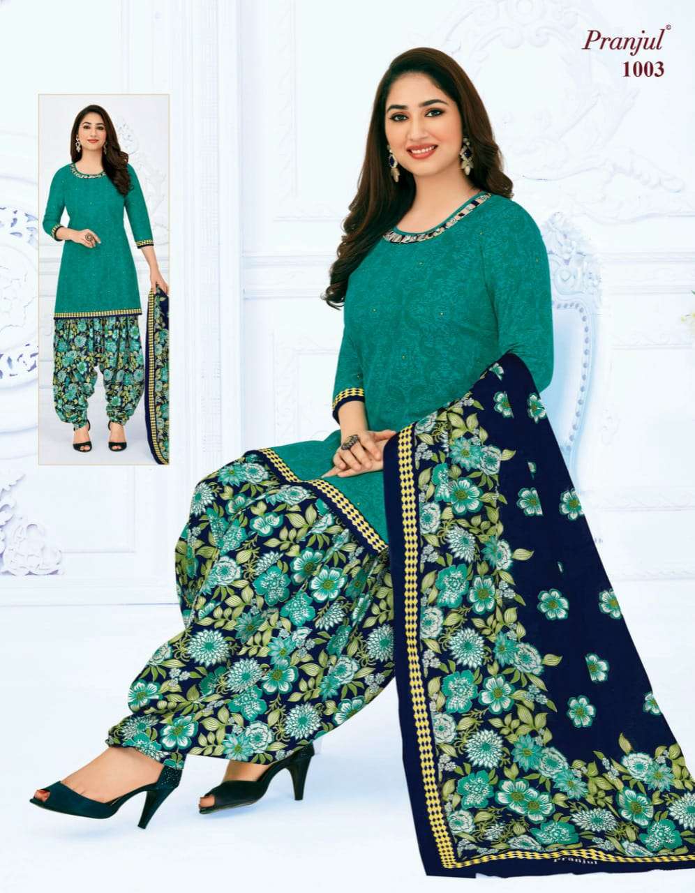 PRIYANKA VOL-10 NX BY PRANJUL BEAUTIFUL SUITS STYLISH FANCY COLORFUL CASUAL WEAR & ETHNIC WEAR PURE COTTON PRINTED DRESSES AT WHOLESALE PRICE