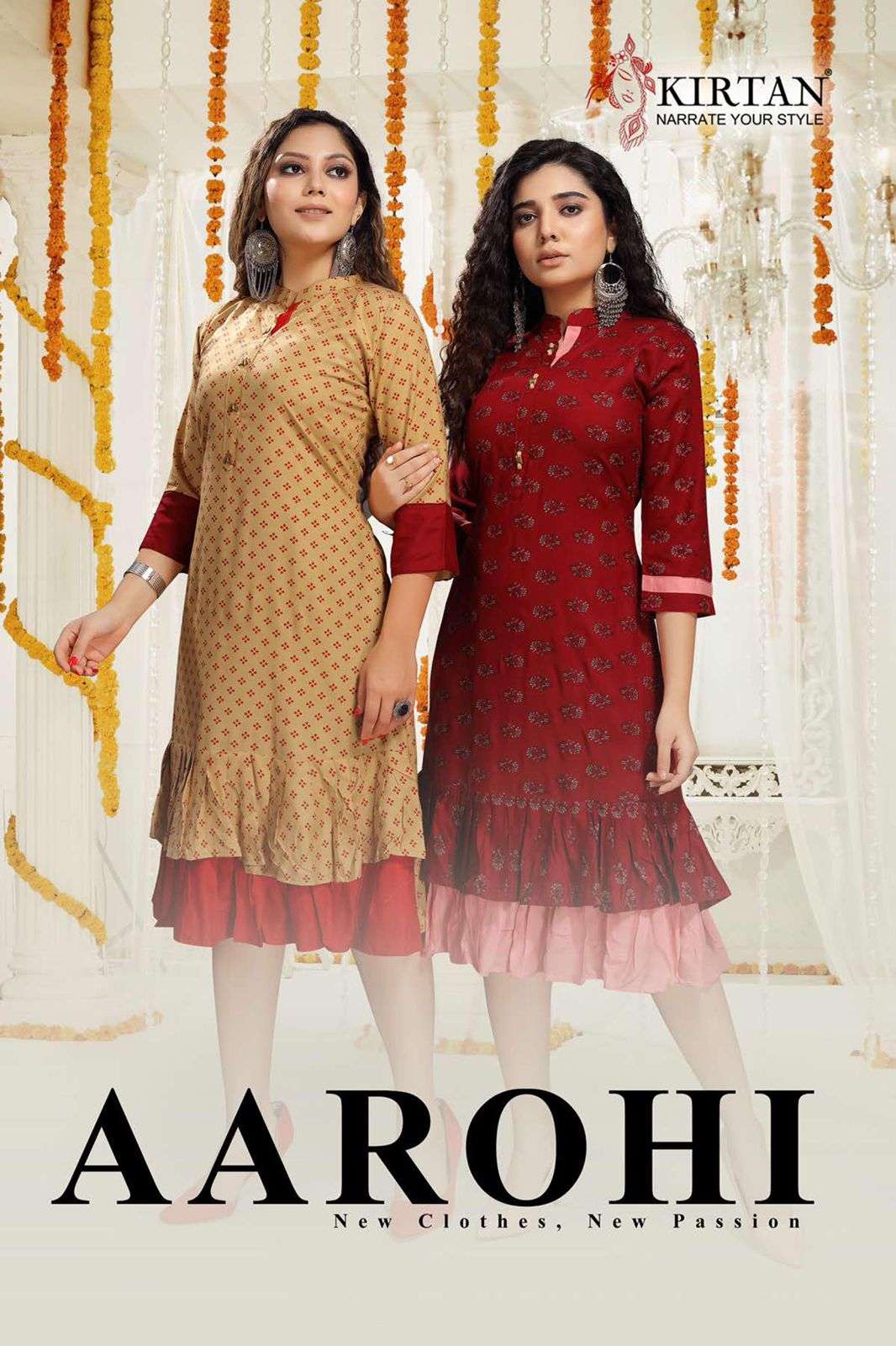AAROHI BY KIRTAN 1001 TO 1008 SERIES DESIGNER STYLISH FANCY COLORFUL BEAUTIFUL PARTY WEAR & ETHNIC WEAR COLLECTION RAYON PRINT KURTIS AT WHOLESALE PRICE