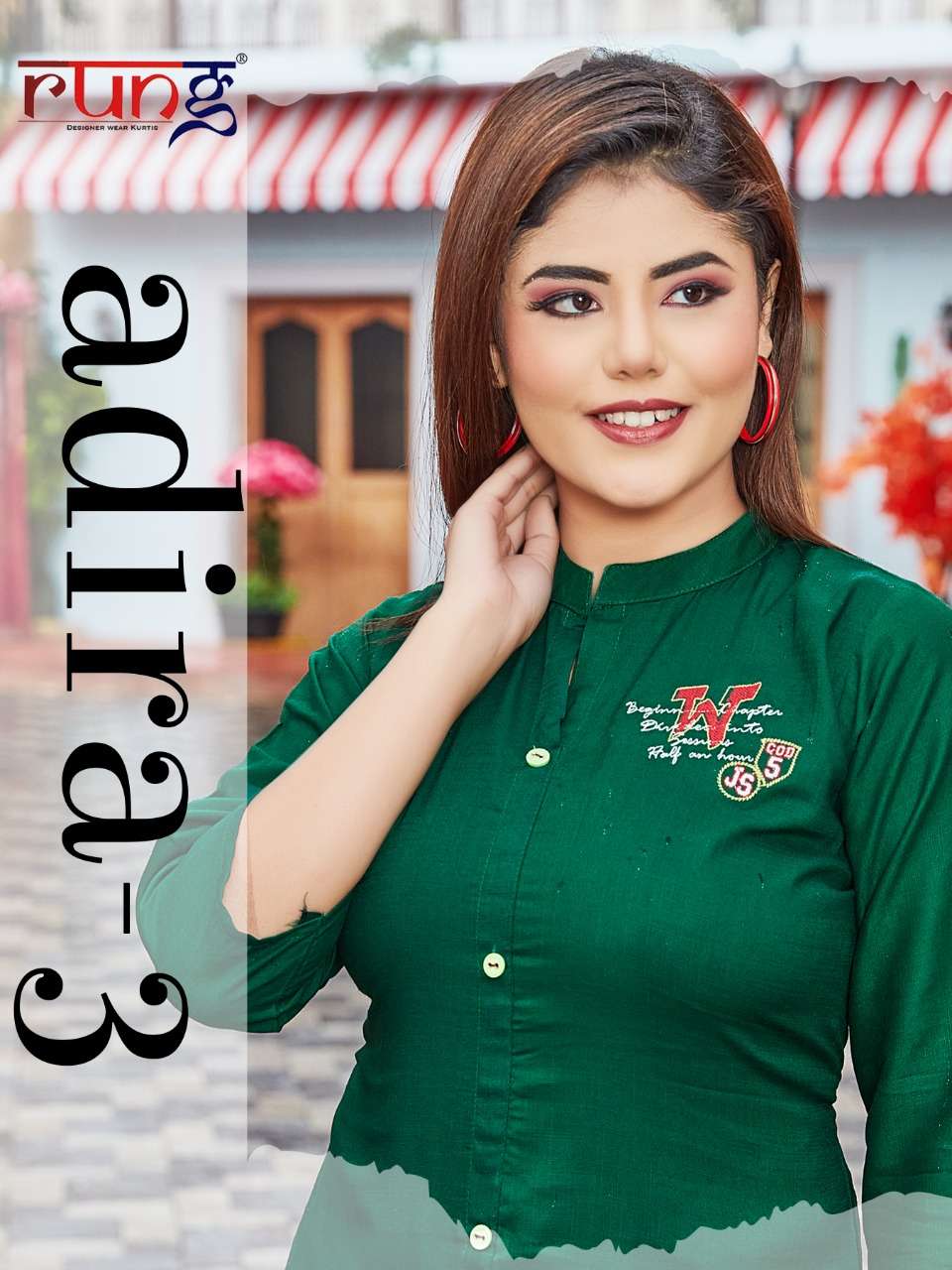 Adira Vol-3 By Rung 1001 To 1010 Series Designer Stylish Fancy Colorful Beautiful Party Wear & Ethnic Wear Collection Rayon Tops At Wholesale Price