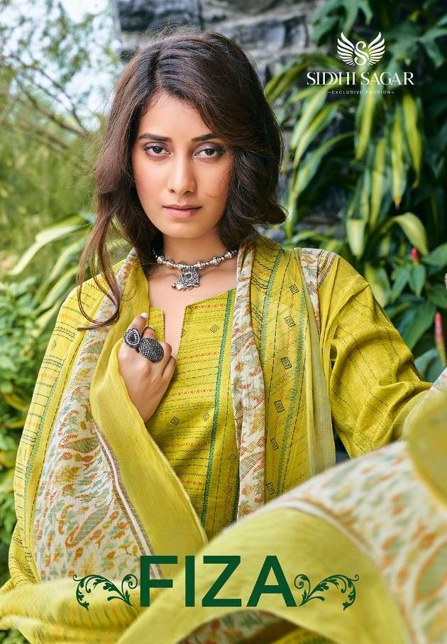 FIZA BY SIDDHI SAGAR 31301 TO 31308 SERIES BEAUTIFUL STYLISH SUITS FANCY COLORFUL CASUAL WEAR & ETHNIC WEAR & READY TO WEAR PURE LAWN COTTON PRINTED DRESSES AT WHOLESALE PRICE