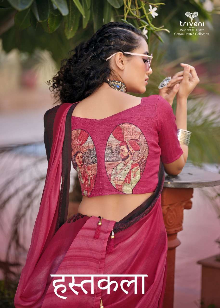 HASTKALA BY TRIVENI 13161 TO 13168 SERIES DESIGNER WEDDING COLLECTION BEAUTIFUL STYLISH FANCY COLORFUL PARTY WEAR & OCCASIONAL WEAR LINEN COTTON DRESSES AT WHOLESALE PRICE