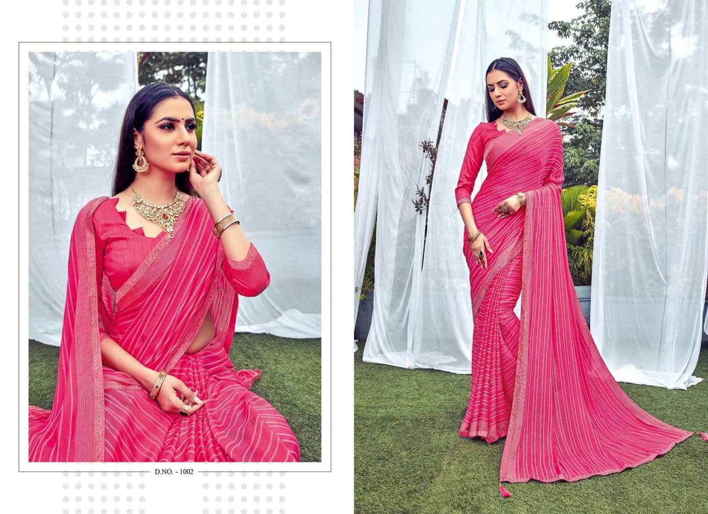 KAJAL BY AMARSATH PRINTS 1001 TO 1008 SERIES INDIAN TRADITIONAL WEAR COLLECTION BEAUTIFUL STYLISH FANCY COLORFUL PARTY WEAR & OCCASIONAL WEAR GEORGETTE PRINT SAREES AT WHOLESALE PRICE