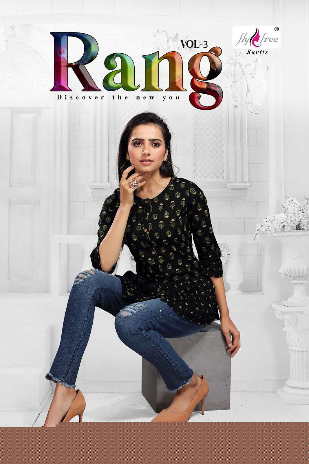 RANG VOL-3 BY FLY FREE 1001 TO 1008 SERIES DESIGNER STYLISH FANCY COLORFUL BEAUTIFUL PARTY WEAR & ETHNIC WEAR COLLECTION COTTON SLUB TOPS AT WHOLESALE PRICE