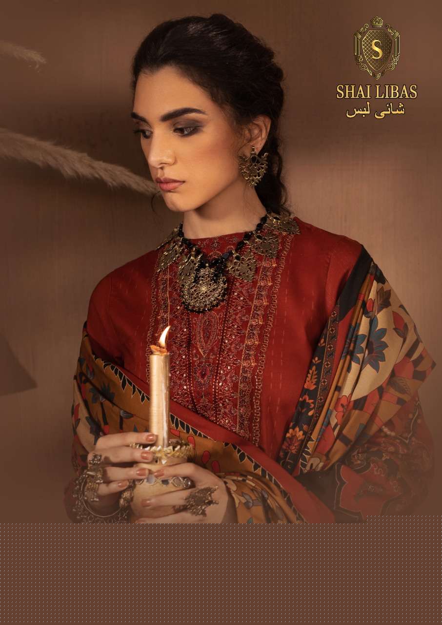 ANAYA BY SHAI LIBAS BEAUTIFUL PAKISTANI SUITS COLORFUL STYLISH FANCY CASUAL WEAR & ETHNIC WEAR PURE LAWN COTTON EMBROIDERED DRESSES AT WHOLESALE PRICE