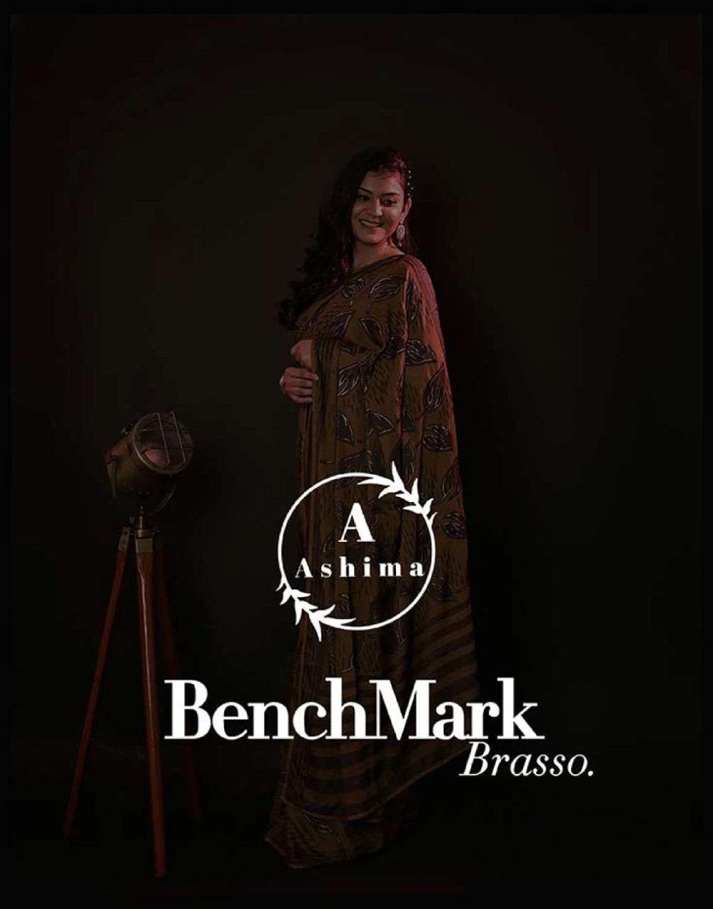 BENCHMARK BRASSO BY ASHIMA 301 TO 308 SERIES INDIAN TRADITIONAL WEAR COLLECTION BEAUTIFUL STYLISH FANCY COLORFUL PARTY WEAR & OCCASIONAL WEAR BRASSO SAREES AT WHOLESALE PRICE