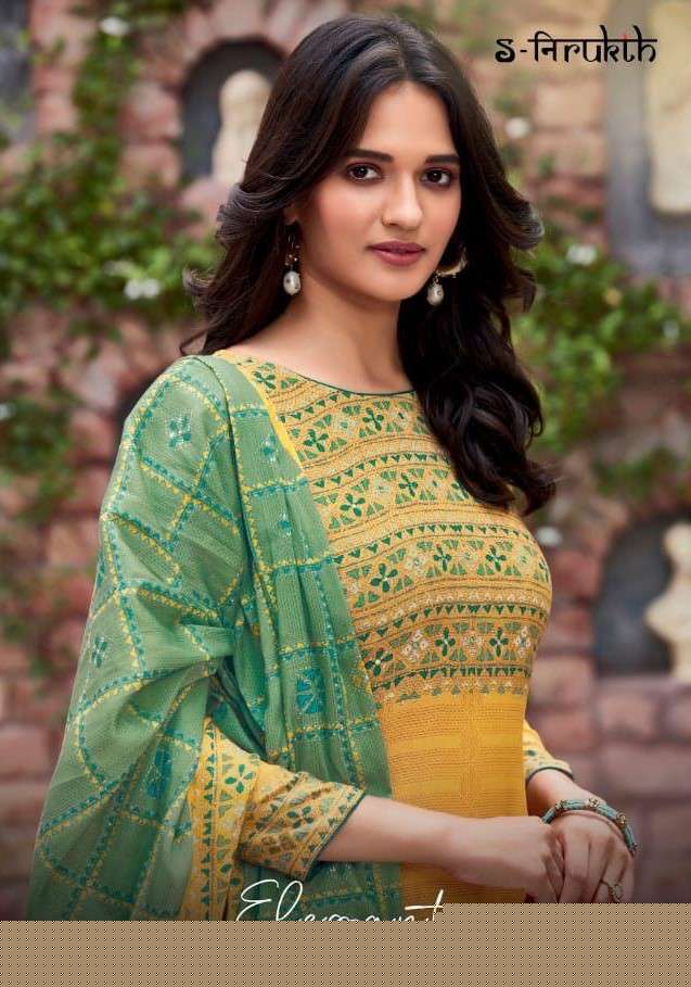 ELEGANT BY S-NIRUKTH BEAUTIFUL SUITS COLORFUL STYLISH FANCY CASUAL WEAR & ETHNIC WEAR CAMBRIC PRINT WITH WORK DRESSES AT WHOLESALE PRICE