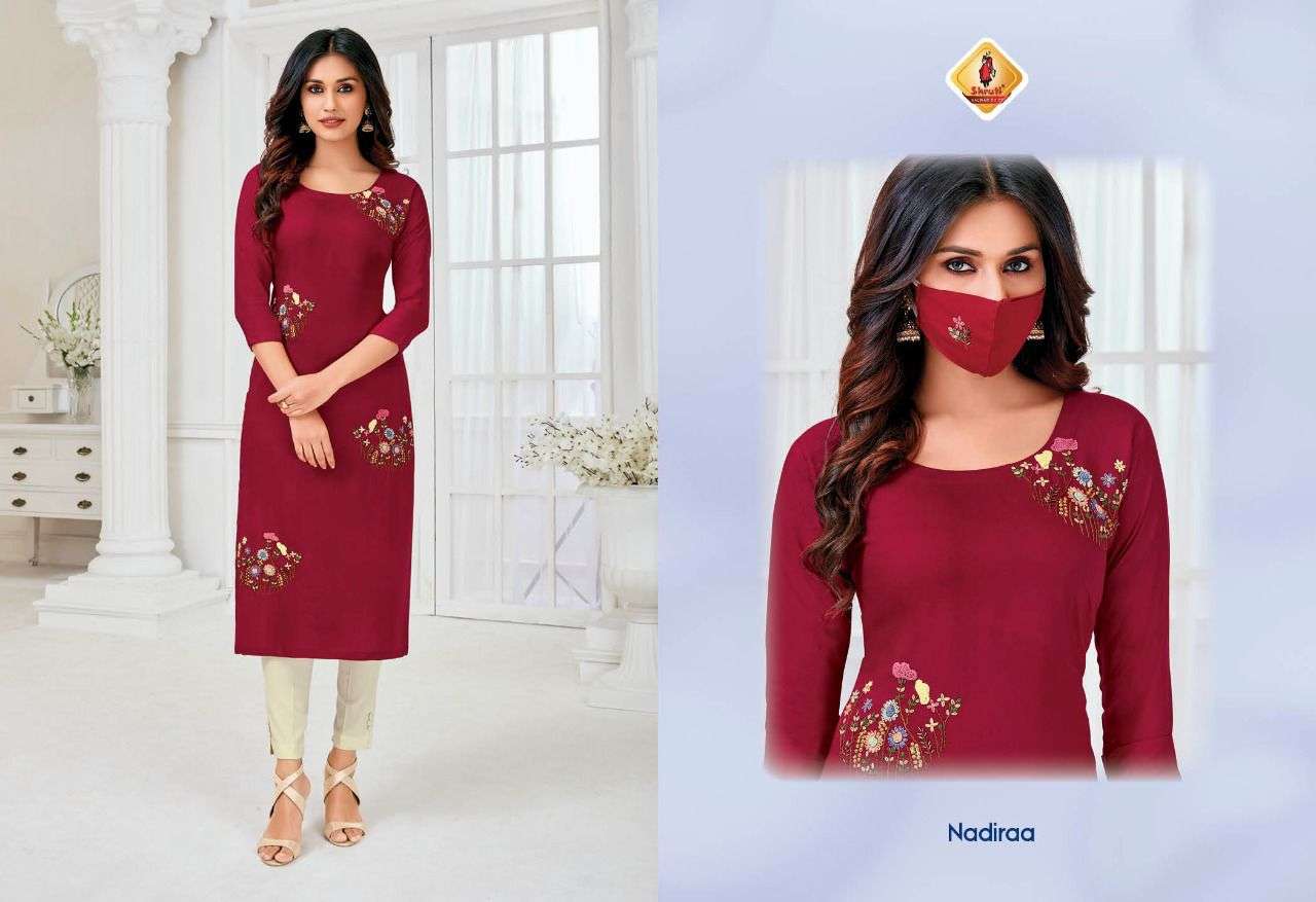 MANMOHINI VOL-11 BY SHRUTI 01 TO 04 SERIES DESIGNER STYLISH FANCY COLORFUL BEAUTIFUL PARTY WEAR & ETHNIC WEAR COLLECTION VISCOSE RAYON KURTIS AT WHOLESALE PRICE