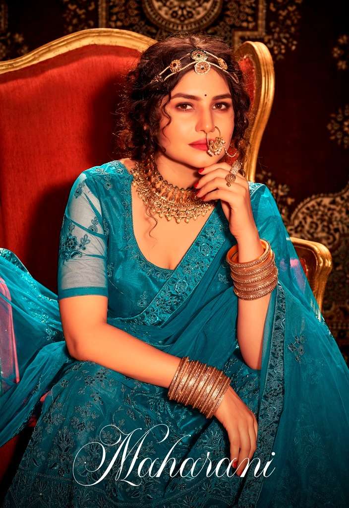 Maharani By Mrudangi 1001 To 1004 Series Designer Beautiful Navratri Collection Occasional Wear & Party Wear Net Lehengas At Wholesale Price