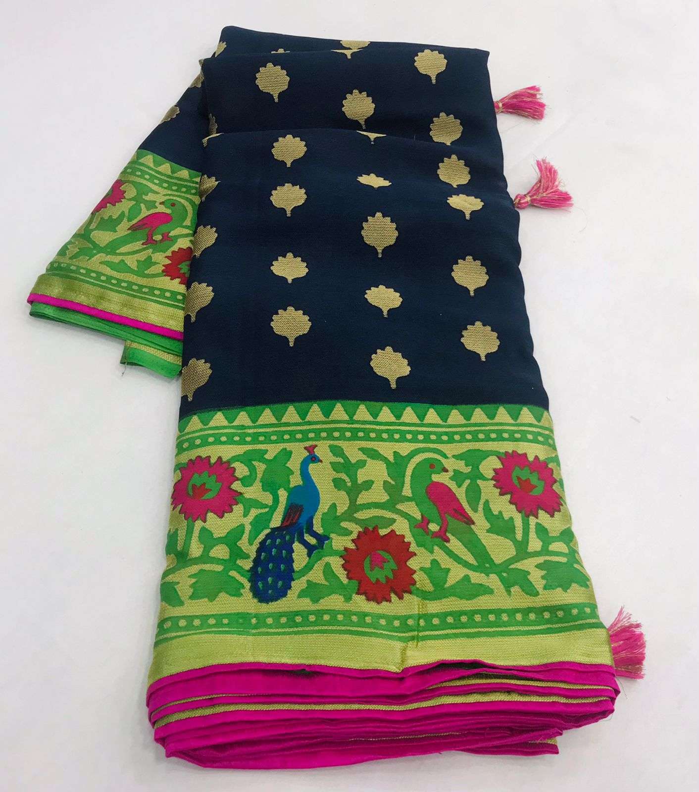 PAITHANI SILK BY KASHVI CREATION 01 TO 10 SERIES INDIAN TRADITIONAL WEAR COLLECTION BEAUTIFUL STYLISH FANCY COLORFUL PARTY WEAR & OCCASIONAL WEAR SOFT BRASSO SAREES AT WHOLESALE PRICE