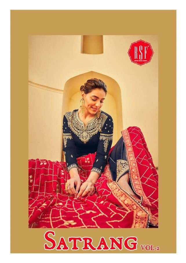 SATRANG VOL-2 BY RIDDHI SIDDHI FASHION 21601 TO 21606 SERIES BEAUTIFUL STYLISH SHARARA SUITS FANCY COLORFUL CASUAL WEAR & ETHNIC WEAR & READY TO WEAR PURE FAUX GEORGETTE DRESSES AT WHOLESALE PRICE
