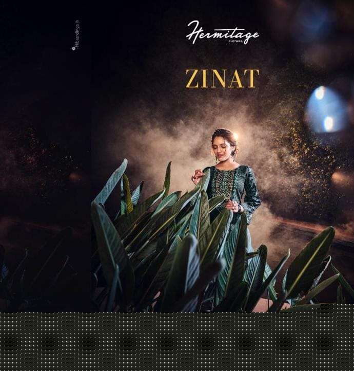 ZINAT NX BY HERMITAGE BEAUTIFUL SUITS COLORFUL STYLISH FANCY CASUAL WEAR & ETHNIC WEAR LAWN COTTON EMBROIDERED DRESSES AT WHOLESALE PRICE