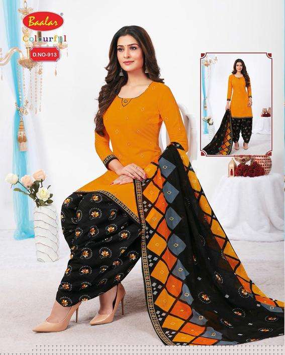 COLOURFUL HIT LIST VOL-1 BY BAALAR BEAUTIFUL STYLISH SUITS FANCY COLORFUL CASUAL WEAR & ETHNIC WEAR & READY TO WEAR PURE COTTON DRESSES AT WHOLESALE PRICE
