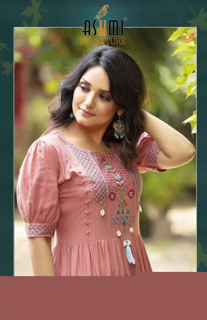 GHOOMAR BY ASHMI 101 TO 108 SERIES BEAUTIFUL STYLISH FANCY COLORFUL CASUAL WEAR & ETHNIC WEAR HEAVY RAYON EMBROIDERED GOWNS AT WHOLESALE PRICE