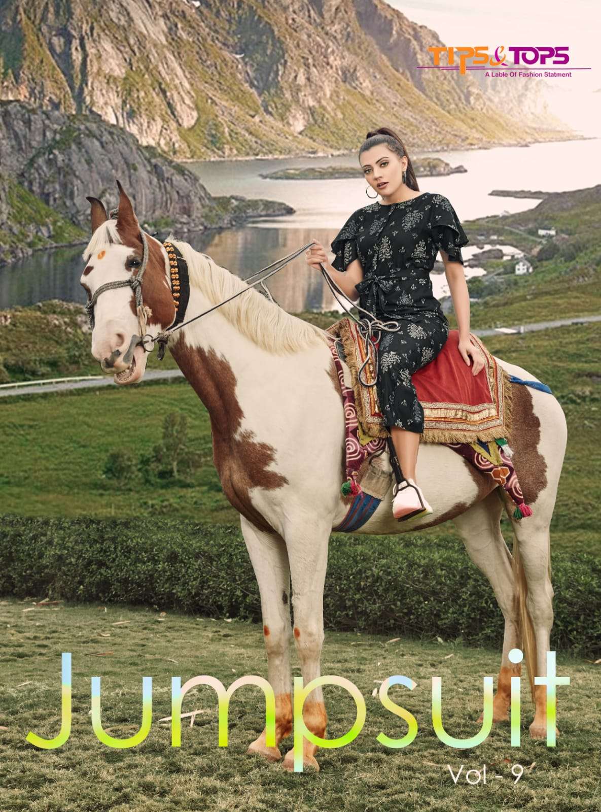 JUMPSUIT VOL-9 BY TIPS AND TOPS 901 TO 906 SERIES DESIGNER STYLISH FANCY COLORFUL BEAUTIFUL PARTY WEAR & ETHNIC WEAR COLLECTION HEAVY RAYON PRINT JUMPSUIT AT WHOLESALE PRICE