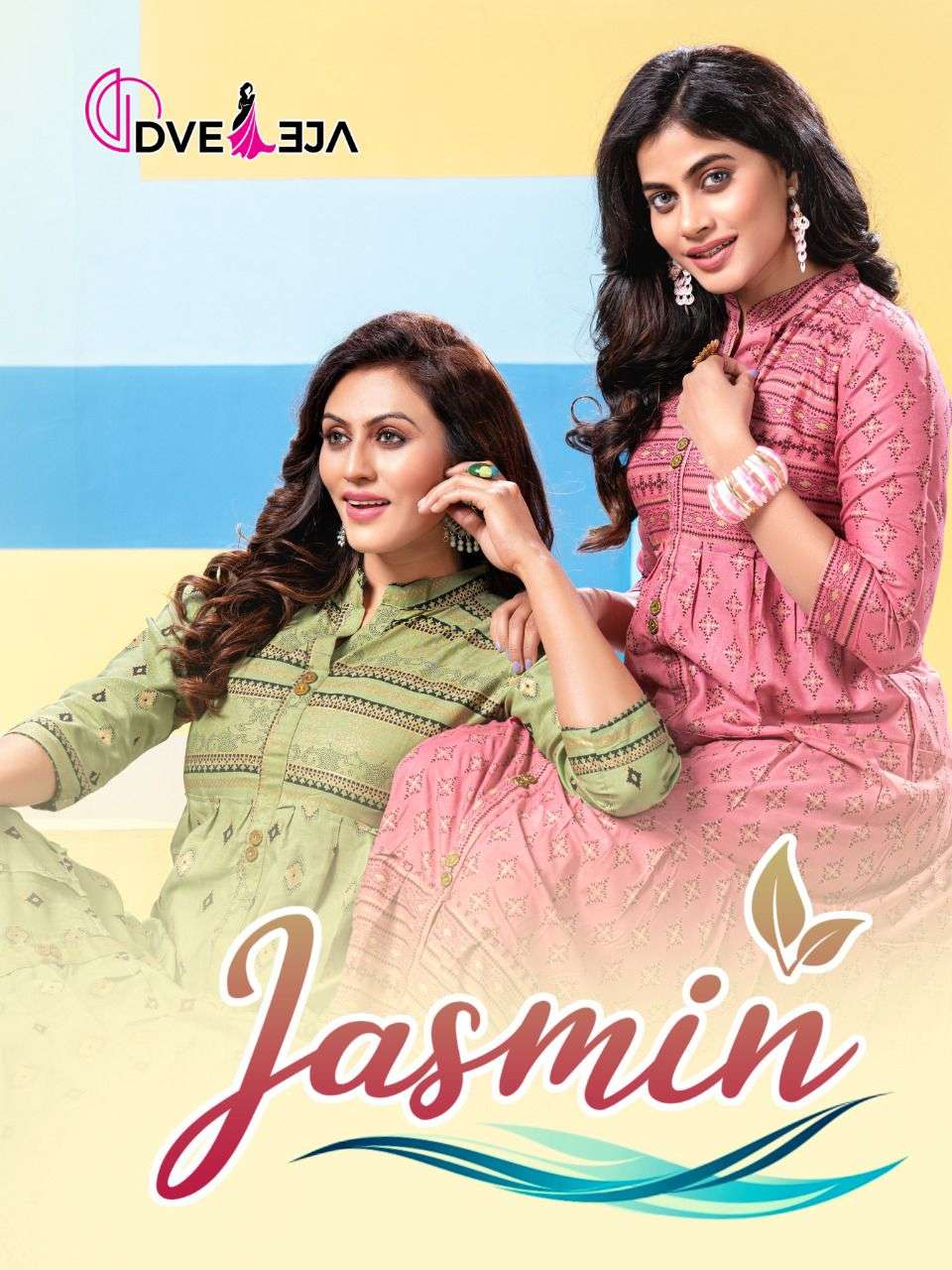 JASMIN BY DVEEJA 101 TO 108 SERIES DESIGNER STYLISH FANCY COLORFUL BEAUTIFUL PARTY WEAR & ETHNIC WEAR COLLECTION HEAVY RAYON KURTIS AT WHOLESALE PRICE