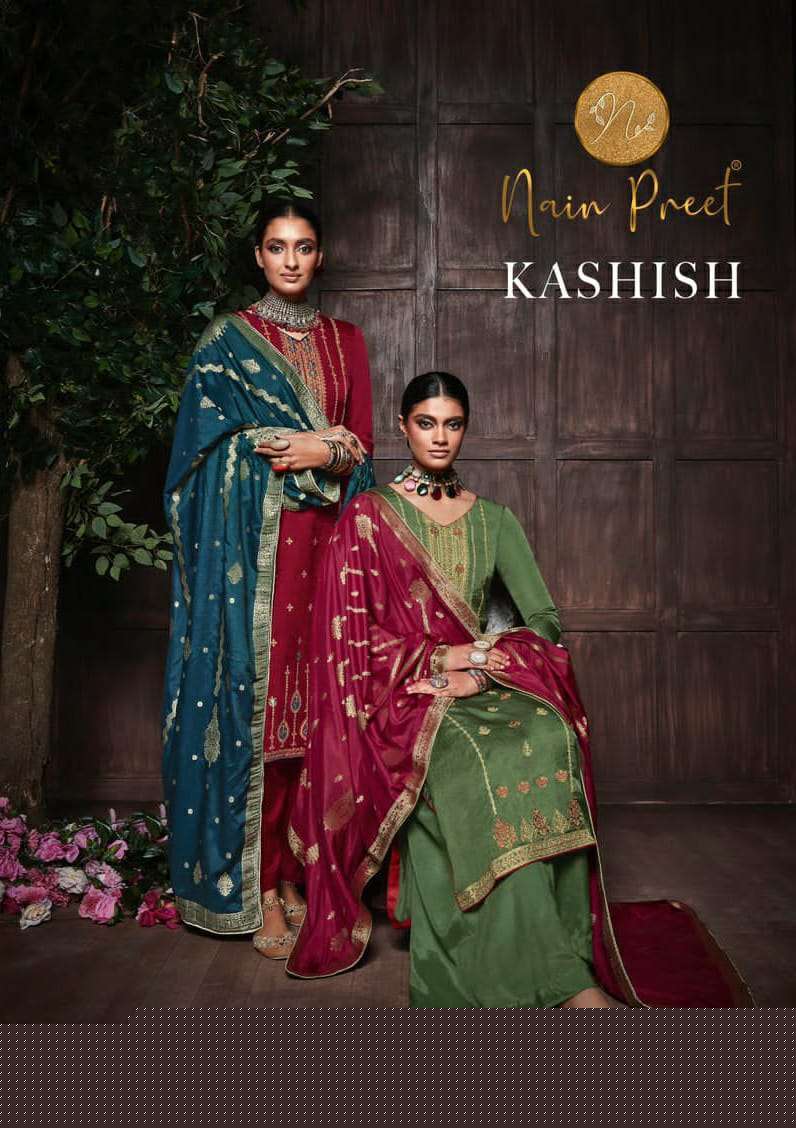 KASHISH BY NAIN PREET 1001 TO 1006 SERIES BEAUTIFUL SUITS COLORFUL STYLISH FANCY CASUAL WEAR & ETHNIC WEAR SOFT SILK DRESSES AT WHOLESALE PRICE