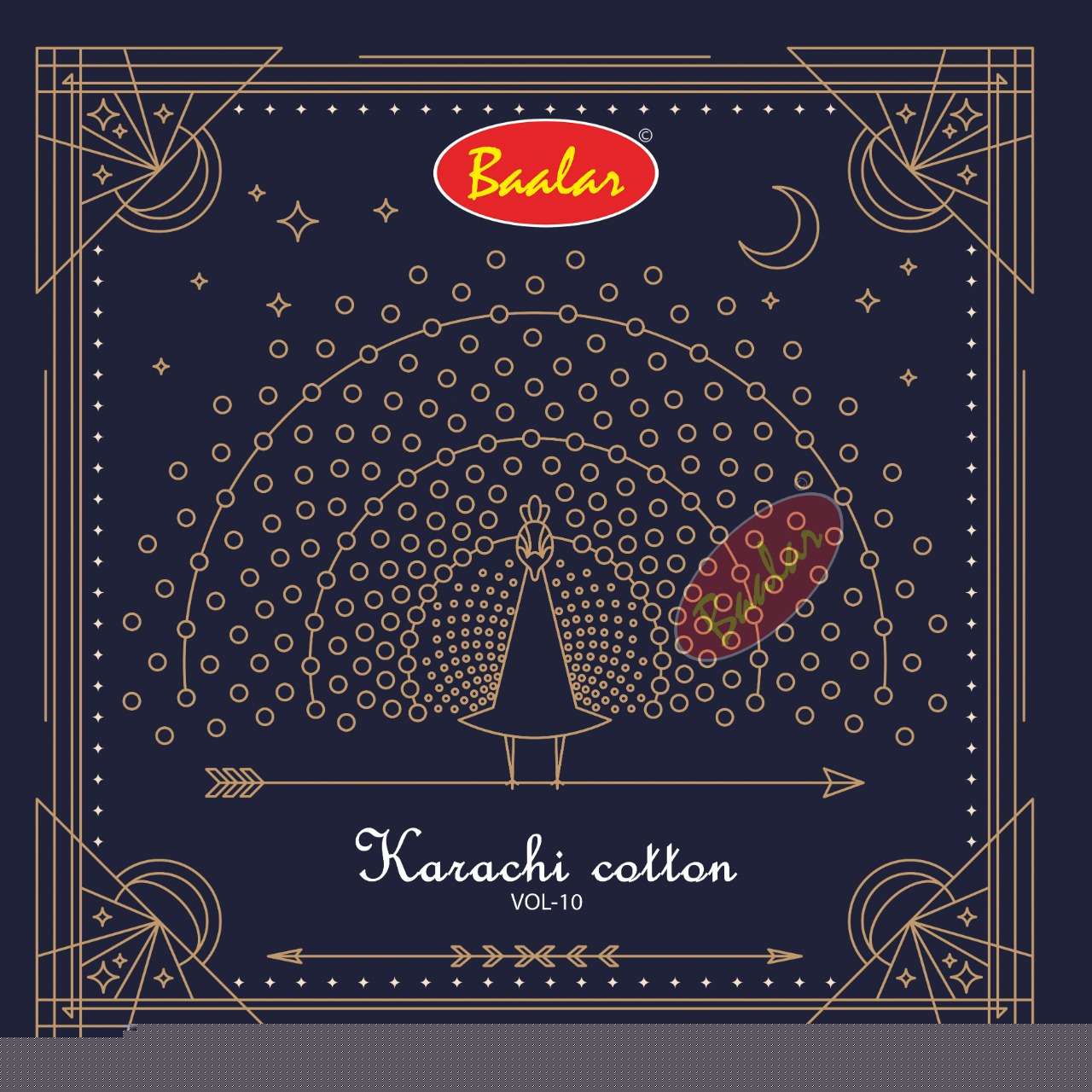 Karachi Cotton Vol-10 By Baalar Fashion 10001 To 10010 Series Beautiful Suits Stylish Fancy Colorful Party Wear & Occasional Wear Pure Cotton Printed Dresses At Wholesale Price