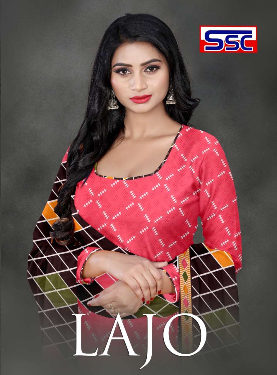 LAJO BY SHREE SHANTI CREATION 1001 TO 1016 SERIES BEAUTIFUL STYLISH SUITS FANCY COLORFUL CASUAL WEAR & ETHNIC WEAR & READY TO WEAR AMERICAN CREPE PRINTED DRESSES AT WHOLESALE PRICE