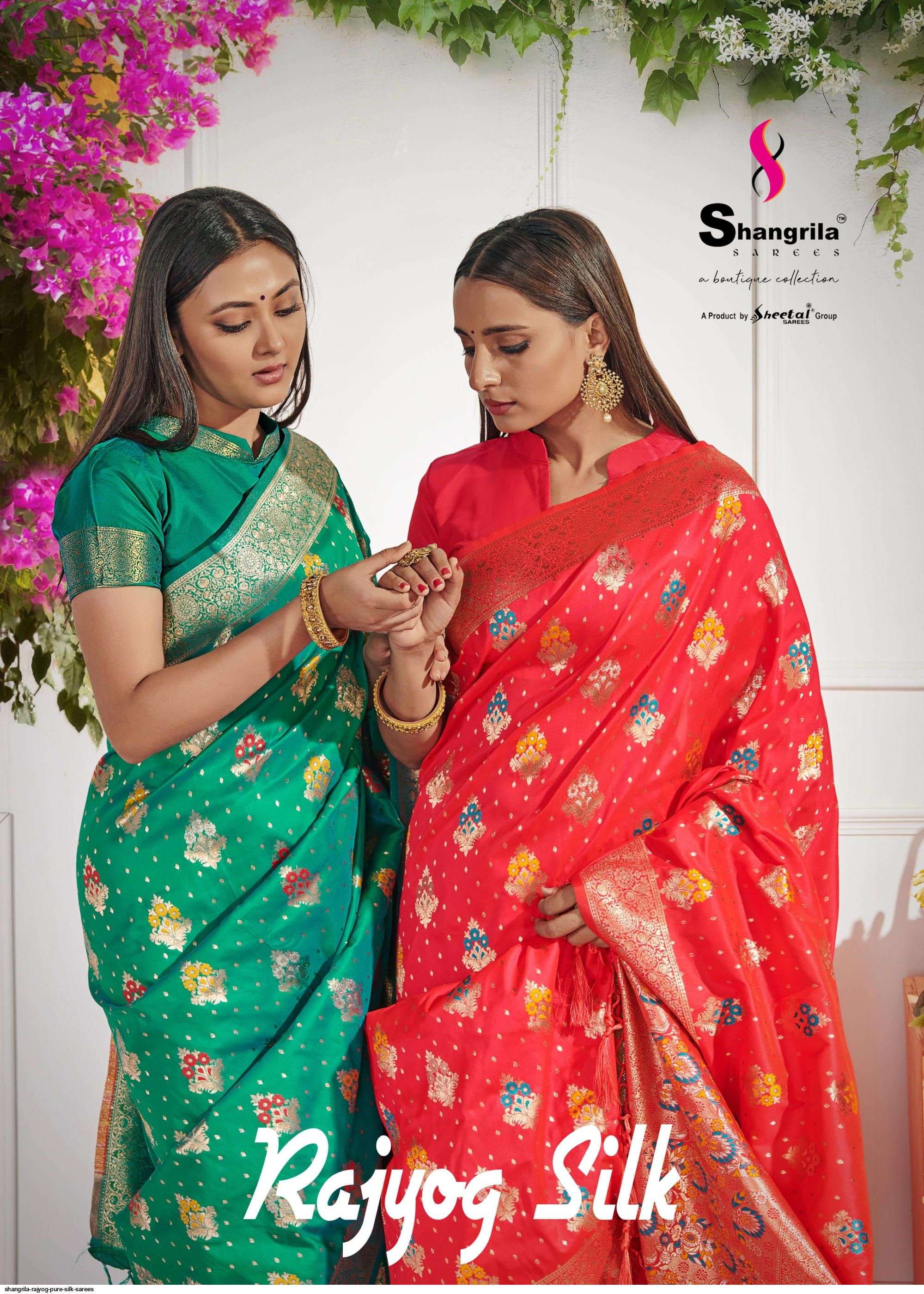 RAJYOG SILK BY SHANGRILA A TO F SERIES INDIAN TRADITIONAL WEAR COLLECTION BEAUTIFUL STYLISH FANCY COLORFUL PARTY WEAR & OCCASIONAL WEAR SOFT SILK SAREES AT WHOLESALE PRICE
