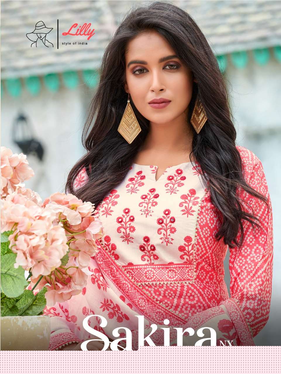 SAKIRA NX BY LILLY 101 TO 105 SERIES BEAUTIFUL SUITS COLORFUL STYLISH FANCY CASUAL WEAR & ETHNIC WEAR LINEN COTTON PRINT DRESSES AT WHOLESALE PRICE