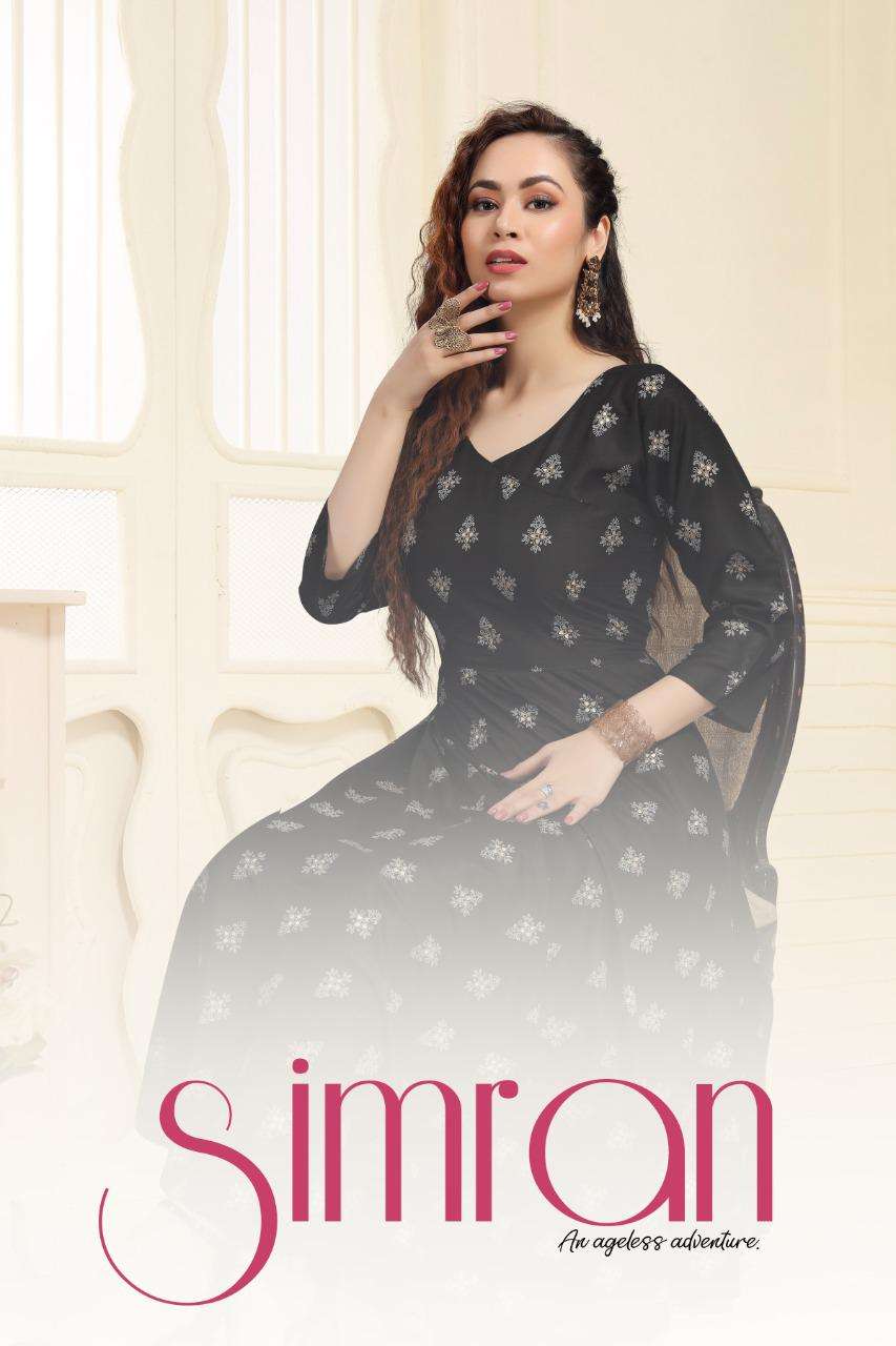 SIMRAN BY BEAUTY QUEEN 101 TO 110 SERIES DESIGNER STYLISH FANCY COLORFUL BEAUTIFUL PARTY WEAR & ETHNIC WEAR COLLECTION RAYON PRINT KURTIS AT WHOLESALE PRICE