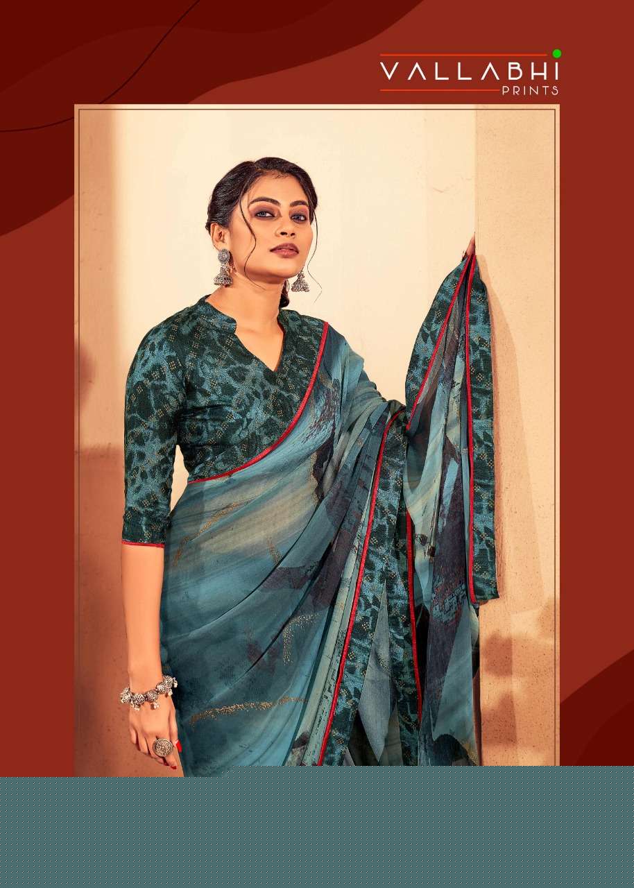 VIPASA VOL-2 BY VALLABHI PRINTS 23216 TO 23223 SERIES INDIAN TRADITIONAL WEAR COLLECTION BEAUTIFUL STYLISH FANCY COLORFUL PARTY WEAR & OCCASIONAL WEAR GEORGETTE PRINT SAREES AT WHOLESALE PRICE
