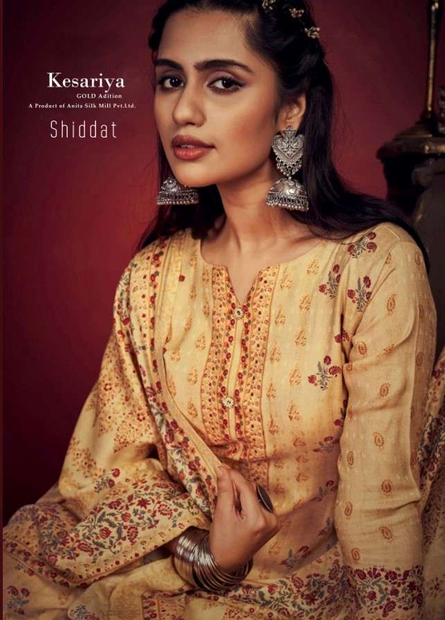 SHIDDAT BY KESARIYA 2001 TO 2008 SERIES BEAUTIFUL SUITS COLORFUL STYLISH FANCY CASUAL WEAR & ETHNIC WEAR PURE CAMBRIC COTTON PRINT DRESSES AT WHOLESALE PRICE