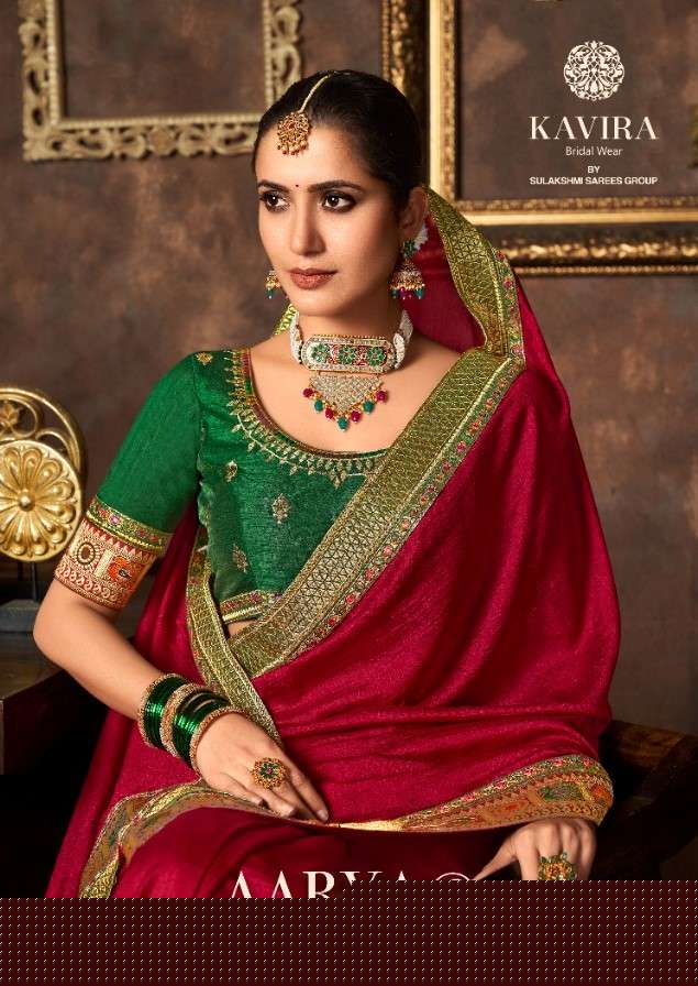 AARYA VOL-2 BY KAVIRA 4501 TO 4509 SERIES INDIAN TRADITIONAL WEAR COLLECTION BEAUTIFUL STYLISH FANCY COLORFUL PARTY WEAR & OCCASIONAL WEAR VICHITRA SAREES AT WHOLESALE PRICE