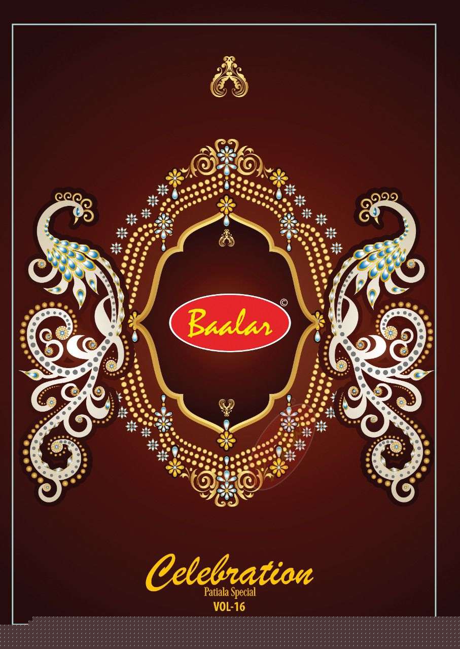 CELEBRATION VOL-16 BY BAALAR 1611 TO 1623 SERIES BEAUTIFUL STYLISH SUITS FANCY COLORFUL CASUAL WEAR & ETHNIC WEAR & READY TO WEAR HEAVY COTTON PRINTED DRESSES AT WHOLESALE PRICE