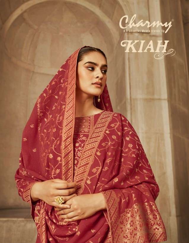 KIAH BY CHARMY 4071 TO 4076 SERIES BEAUTIFUL SUITS COLORFUL STYLISH FANCY CASUAL WEAR & ETHNIC WEAR PURE COTTON DRESSES AT WHOLESALE PRICE