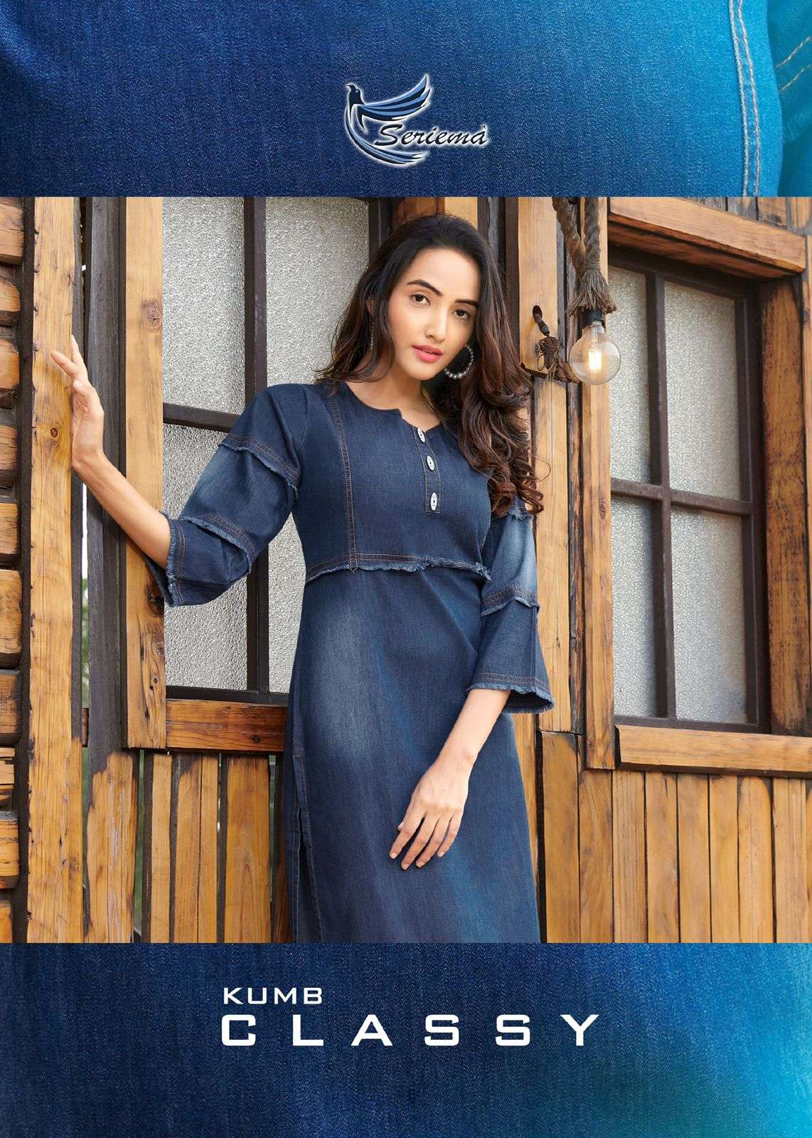 KUMB CLASSY BY SPARROW 1068 TO 1075 SERIES DESIGNER STYLISH FANCY COLORFUL BEAUTIFUL PARTY WEAR & ETHNIC WEAR COLLECTION COTTON DENIM KURTIS AT WHOLESALE PRICE