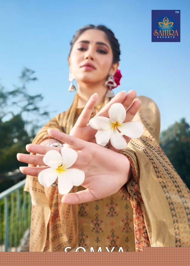 SOMYA BY SAHIRA EXPORTS 19001 TO 19008 SERIES BEAUTIFUL SUITS COLORFUL STYLISH FANCY CASUAL WEAR & ETHNIC WEAR HEAVY JAM DIGITAL PRINT DRESSES AT WHOLESALE PRICE