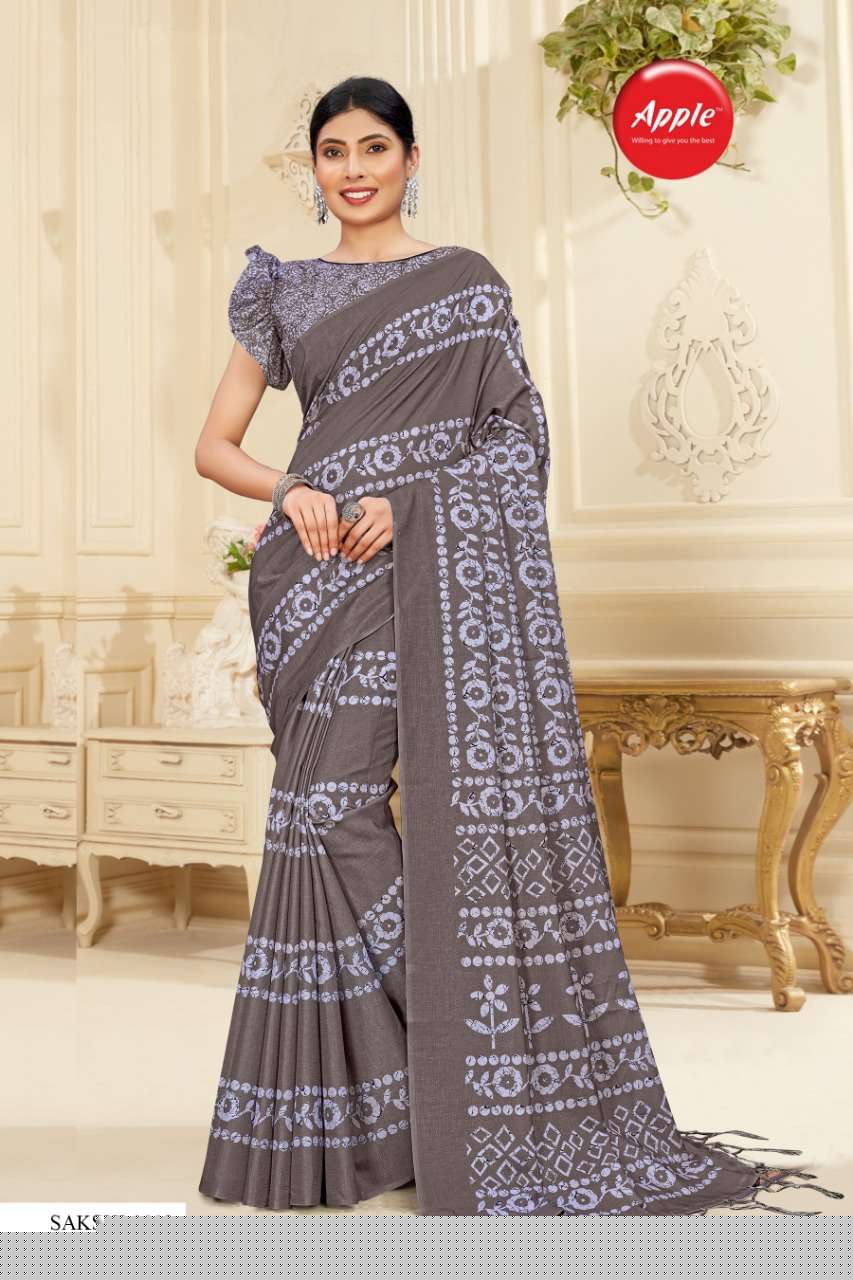 SAKSHI VOL-10 BY APPLE 1001 TO 1008 SERIES INDIAN TRADITIONAL WEAR COLLECTION BEAUTIFUL STYLISH FANCY COLORFUL PARTY WEAR & OCCASIONAL WEAR MANIPURI SAREES AT WHOLESALE PRICE