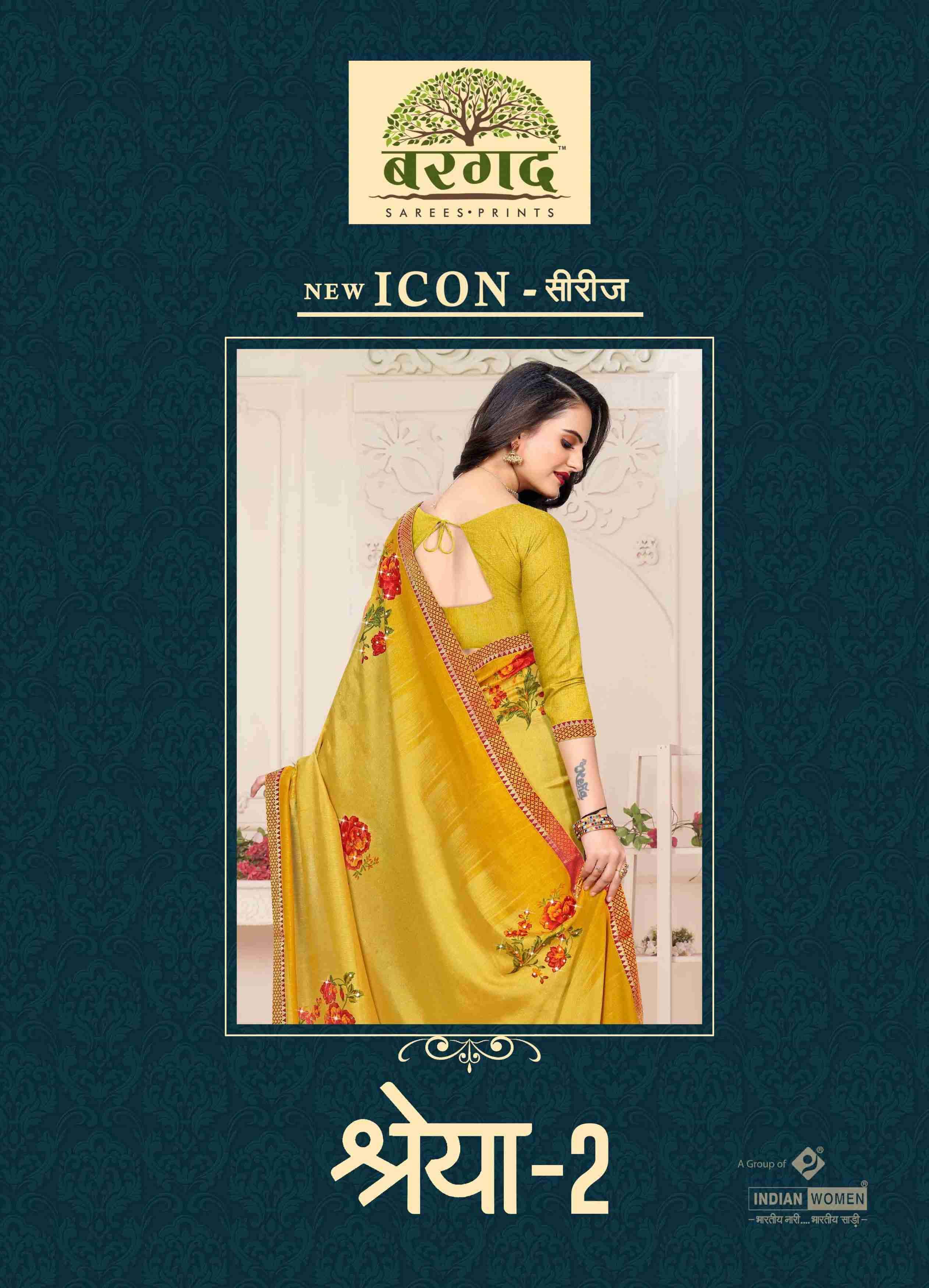 SHREYA VOL-2 BY BARGAD INDIAN TRADITIONAL WEAR COLLECTION BEAUTIFUL STYLISH FANCY COLORFUL PARTY WEAR & OCCASIONAL WEAR VICHITRA SILK SAREES AT WHOLESALE PRICE