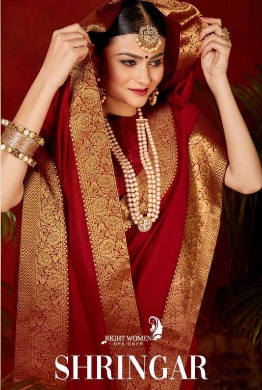 Shringar By Right Women 81441 To 81448 Series Indian Traditional Wear Collection Beautiful Stylish Fancy Colorful Party Wear & Occasional Wear Fancy Sarees At Wholesale Price