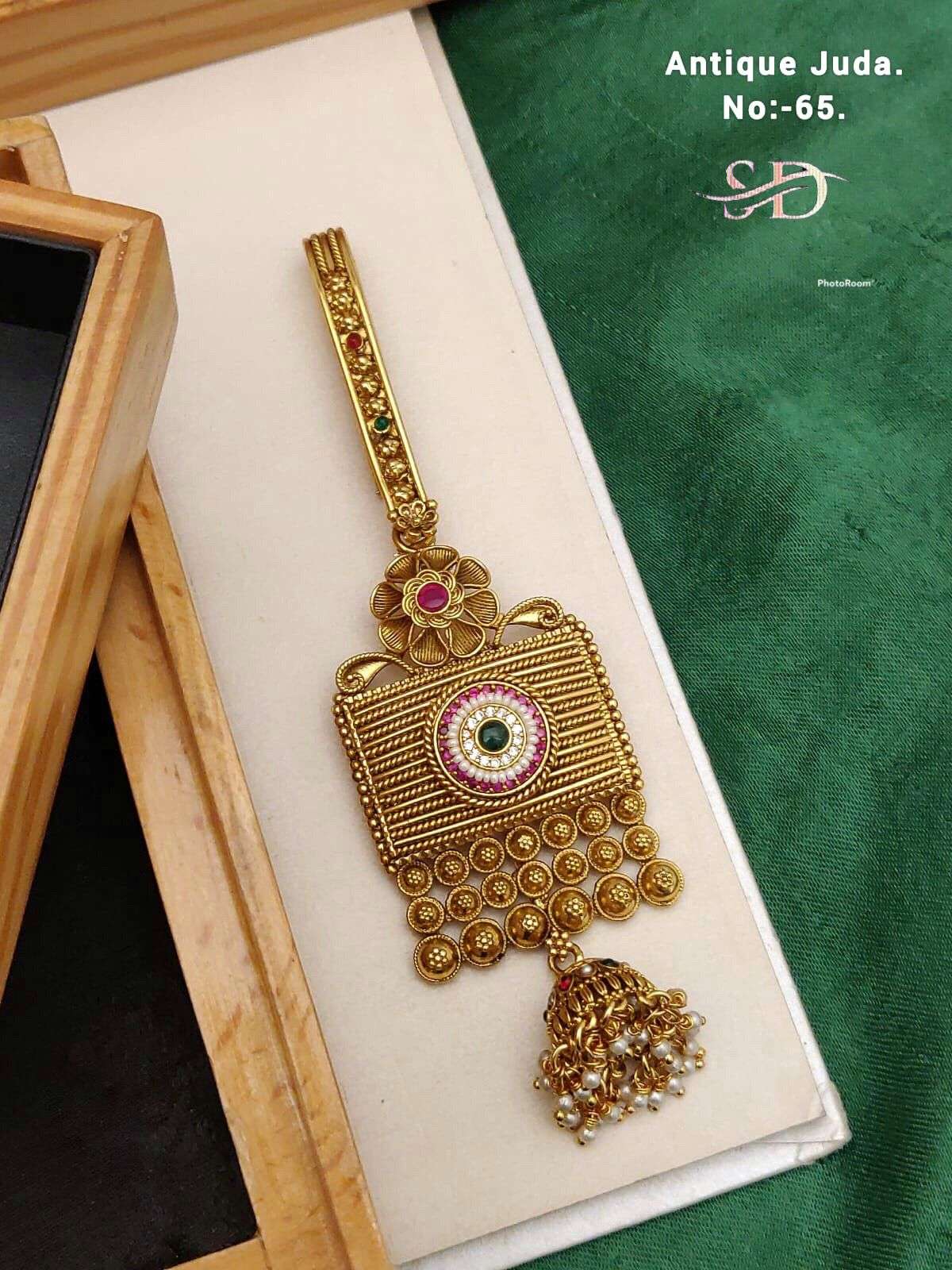 ANTIQUE JUDA BY FASHID WHOLESALE TRADITIONAL ARTIFICIAL JEWELLERY FOR INDIAN ATTIRE AT EXCLUSIVE RANGE.