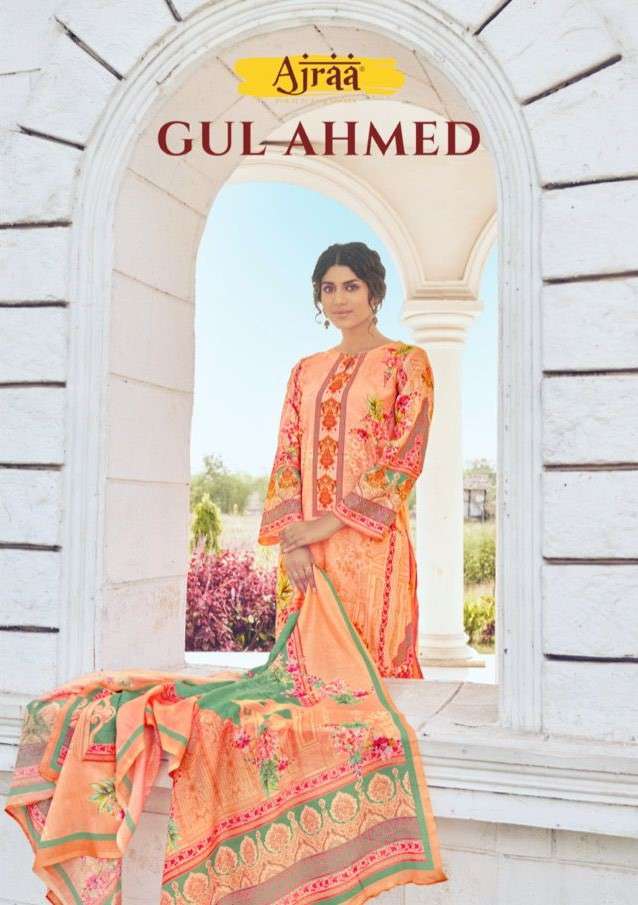 GUL-AHMED BY AJRAA 1021 TO 1026 SERIES BEAUTIFUL SUITS COLORFUL STYLISH FANCY CASUAL WEAR & ETHNIC WEAR COTTON PRINT DRESSES AT WHOLESALE PRICE