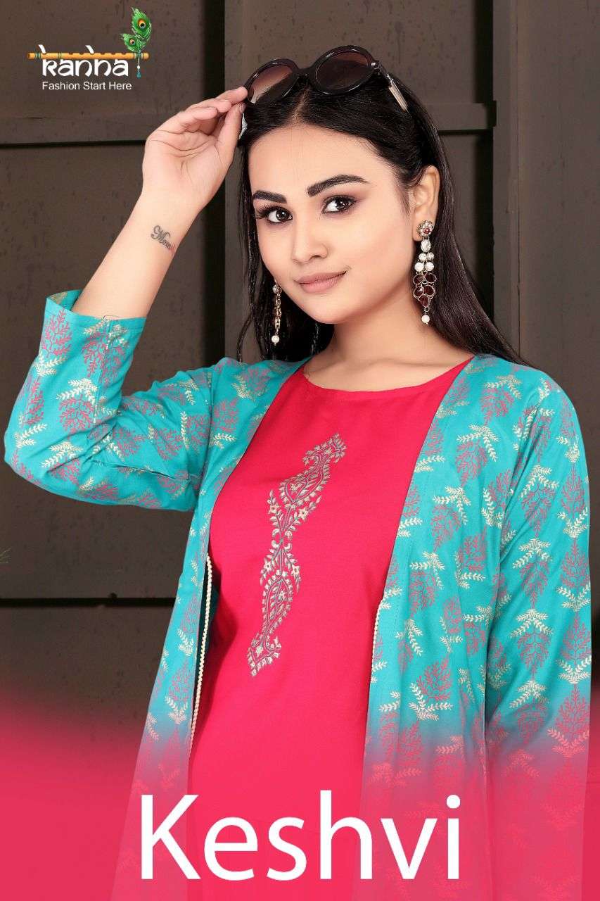 KESHVI BY KANHA 101 TO 108 SERIES DESIGNER STYLISH FANCY COLORFUL BEAUTIFUL PARTY WEAR & ETHNIC WEAR COLLECTION HEAVY RAYON KURTIS WITH BOTTOM AT WHOLESALE PRICE
