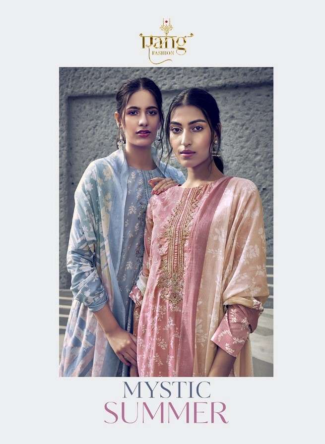 MYSTIC SUMMER BY RANG 1109 TO 1116 SERIES BEAUTIFUL SUITS COLORFUL STYLISH FANCY CASUAL WEAR & ETHNIC WEAR PURE LAWN COTTON PRINT DRESSES AT WHOLESALE PRICE
