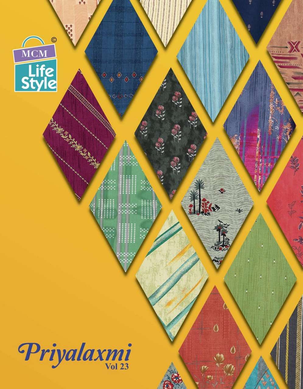 PRIYALAXMI VOL-23 BY MCM LIFESTYLE 8181 TO 8204 SERIES DESIGNER WEDDING COLLECTION BEAUTIFUL STYLISH FANCY COLORFUL PARTY WEAR & OCCASIONAL WEAR PURE COTTON PRINT DRESSES AT WHOLESALE PRICE