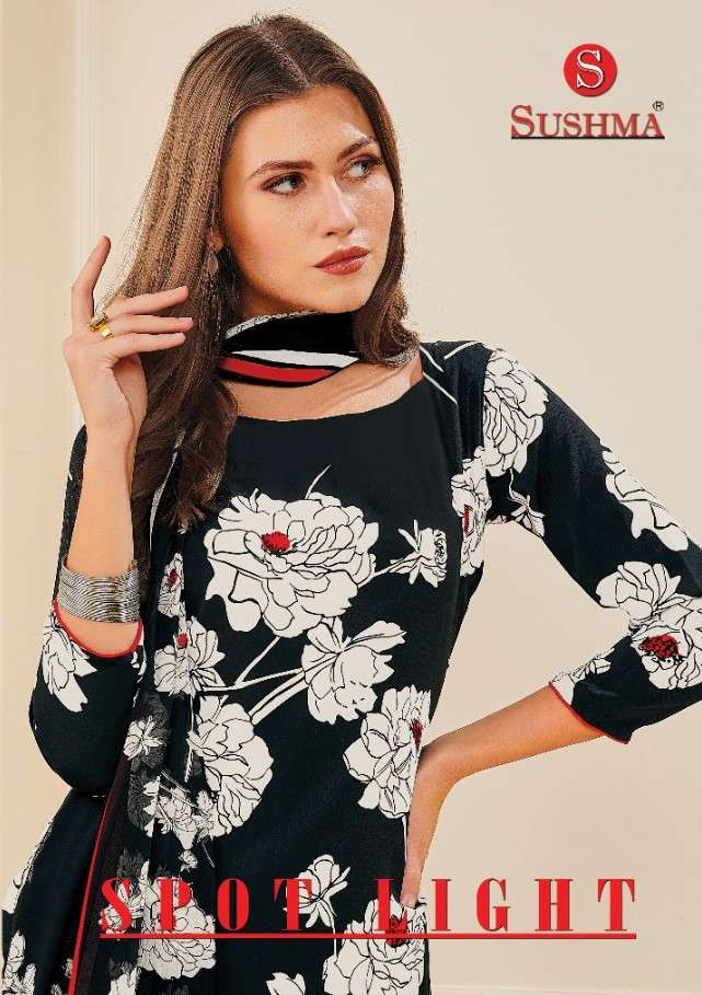 SPOT LIGHT BY SUSHMA 1101 TO 1105 SERIES BEAUTIFUL SUITS COLORFUL STYLISH FANCY CASUAL WEAR & ETHNIC WEAR FANCY DRESSES AT WHOLESALE PRICE