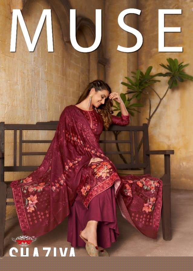 SHAZIA BY MAYUR FABRICS 78001 TO 78006 SERIES BEAUTIFUL SUITS COLORFUL STYLISH FANCY CASUAL WEAR & ETHNIC WEAR COTTON DIGITAL PRINT DRESSES AT WHOLESALE PRICE