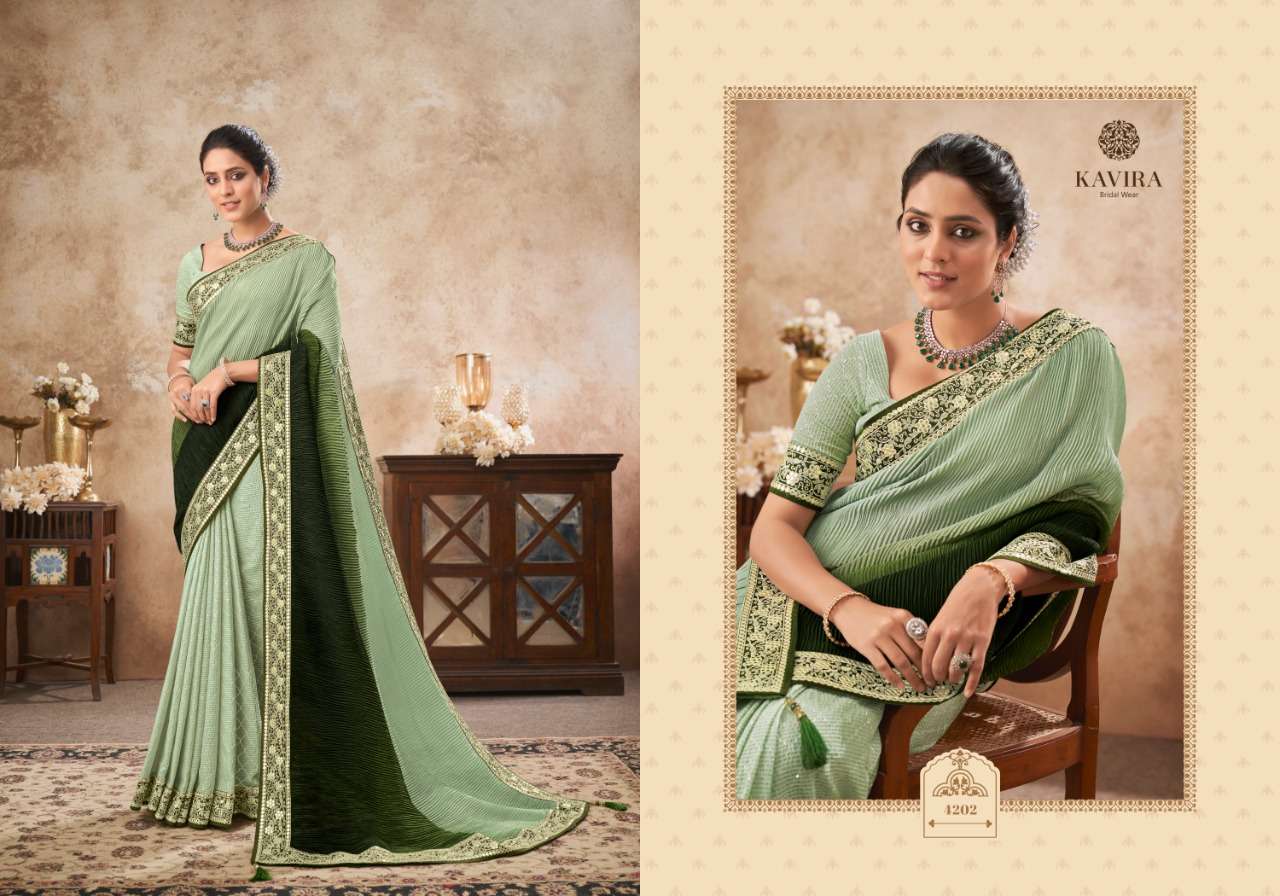 SNEHA BY KAVIRA 1201 TO 1209 SERIES INDIAN TRADITIONAL WEAR COLLECTION BEAUTIFUL STYLISH FANCY COLORFUL PARTY WEAR & OCCASIONAL WEAR GEORGETTE SAREES AT WHOLESALE PRICE