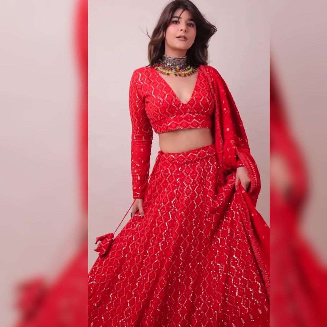 6333 BY FASHID WHOLESALE DESIGNER BEAUTIFUL NAVRATRI COLLECTION OCCASIONAL WEAR & PARTY WEAR GEORGETTE EMBROIDERED LEHENGAS AT WHOLESALE PRICE