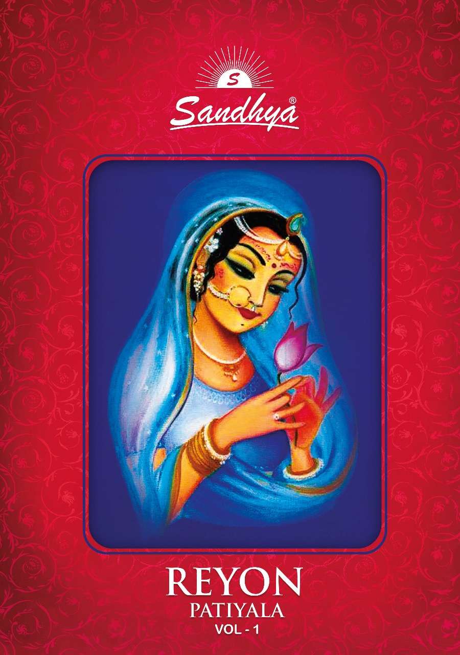 REYON PATIYALA VOL-1 BY SANDHYA 108 TO 122 SERIES BEAUTIFUL SUITS COLORFUL STYLISH FANCY CASUAL WEAR & ETHNIC WEAR RAYON PRINT DRESSES AT WHOLESALE PRICE