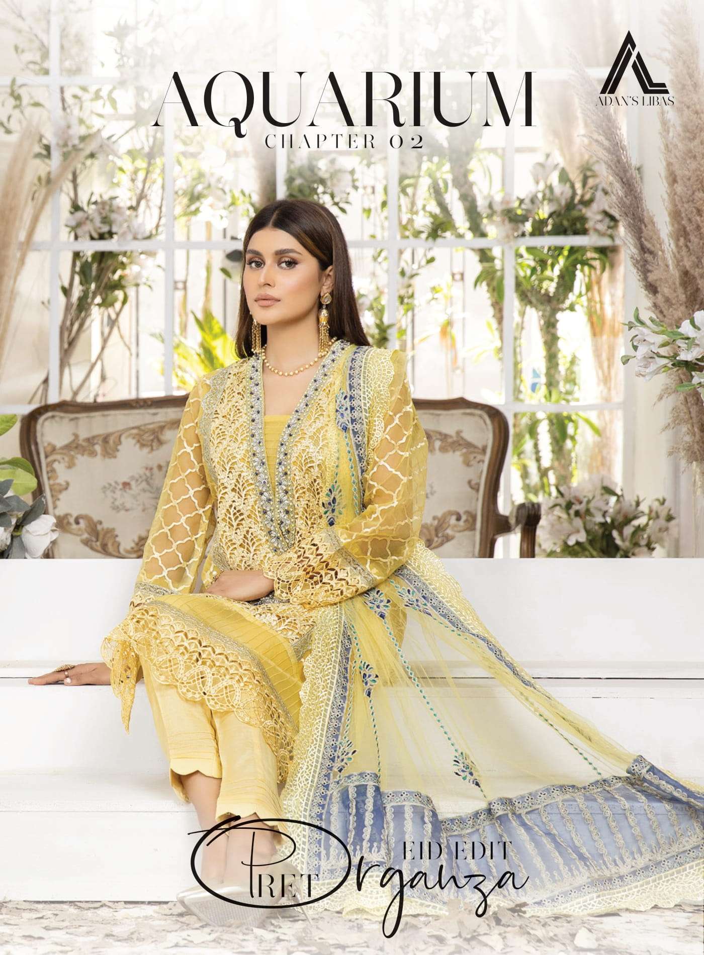 ORIGINIAL PAKISTANI AQUARIUM VOL-2 BY ADANS LIBAS 01 TO 10 SERIES BEAUTIFUL SUITS COLORFUL STYLISH FANCY CASUAL WEAR & ETHNIC WEAR ORIGINIAL PAKISTANI DRESSES AT WHOLESALE PRICE